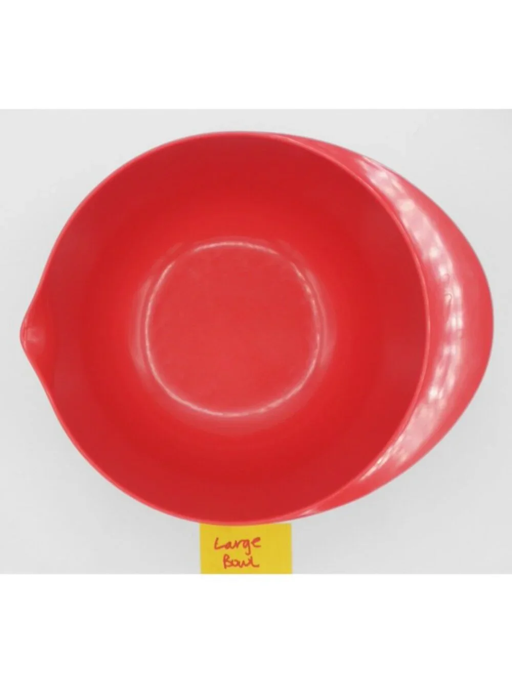 Sur La Table Red Melamine Spout Mixing Batter Bowl 2, 3, and 4 Quart Nesting Set